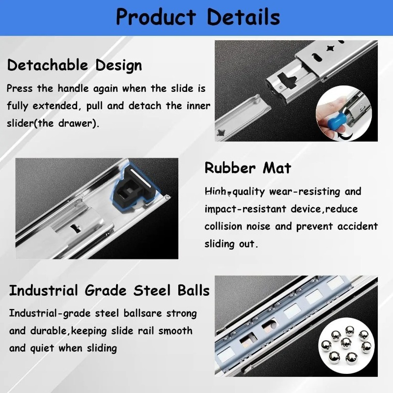 1 Pair Heavy Duty Drawer Slide - đánh giá và giá Drawer Slide Pair