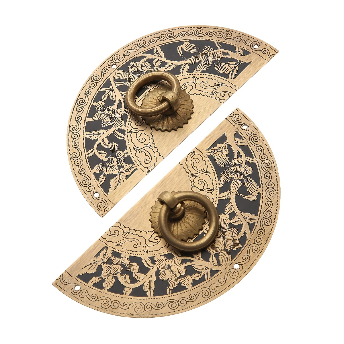 Vintage Brass Latch Plate Hand - đánh giá và giá Furniture Hardware Vintage